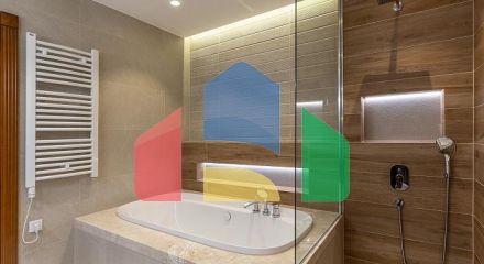 Современная вилла в Шушане с прекрасным видом на море