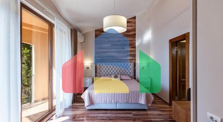 Современная вилла в Шушане с прекрасным видом на море