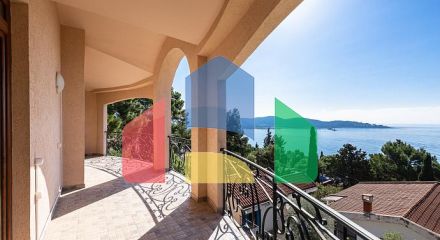 Современная вилла в Шушане с прекрасным видом на море