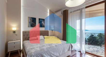 Современная вилла в Шушане с прекрасным видом на море