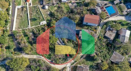 Land plot with sea view in Sutomore