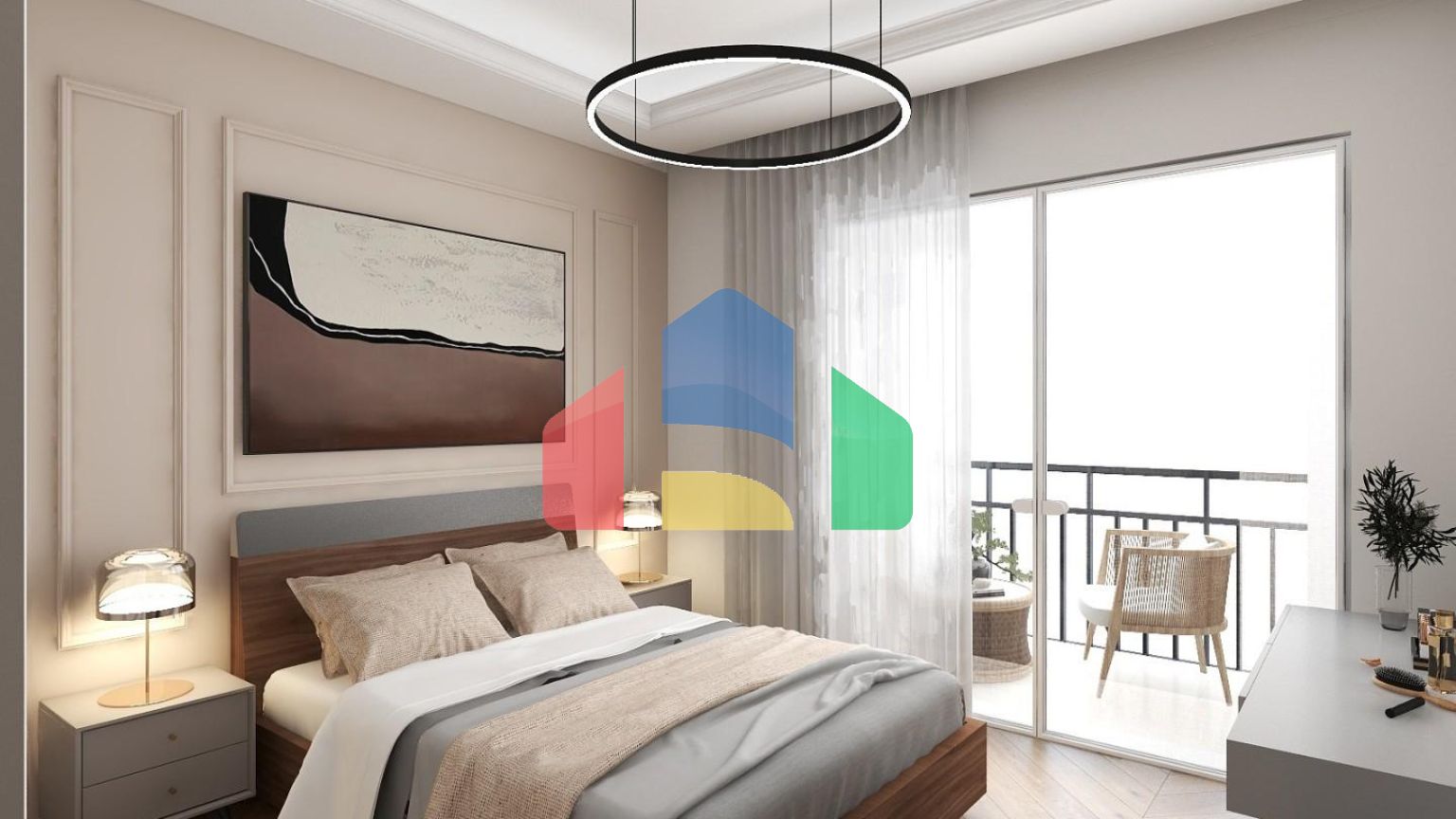 Квартира с одной спальней видом на море в Черногории