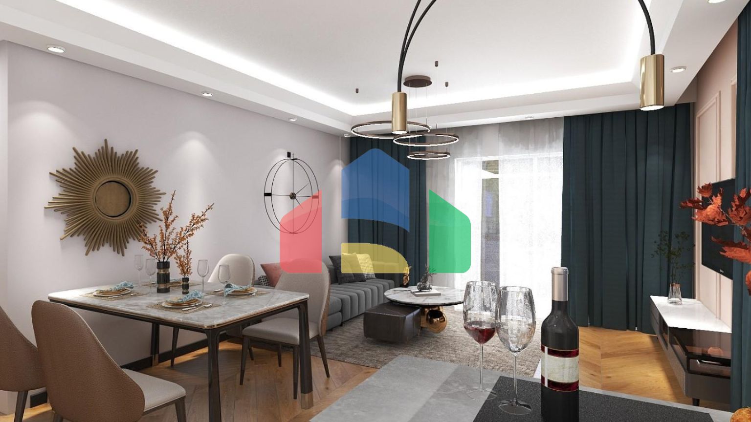 Двухкомнатная квартира с видом на море на Барской ривьере