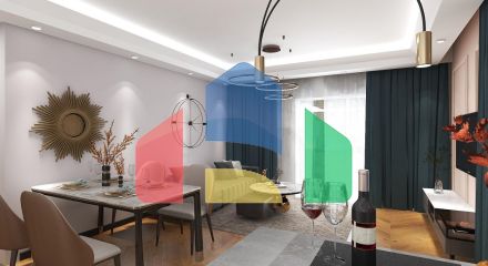 Двухкомнатная квартира с видом на море на Барской ривьере