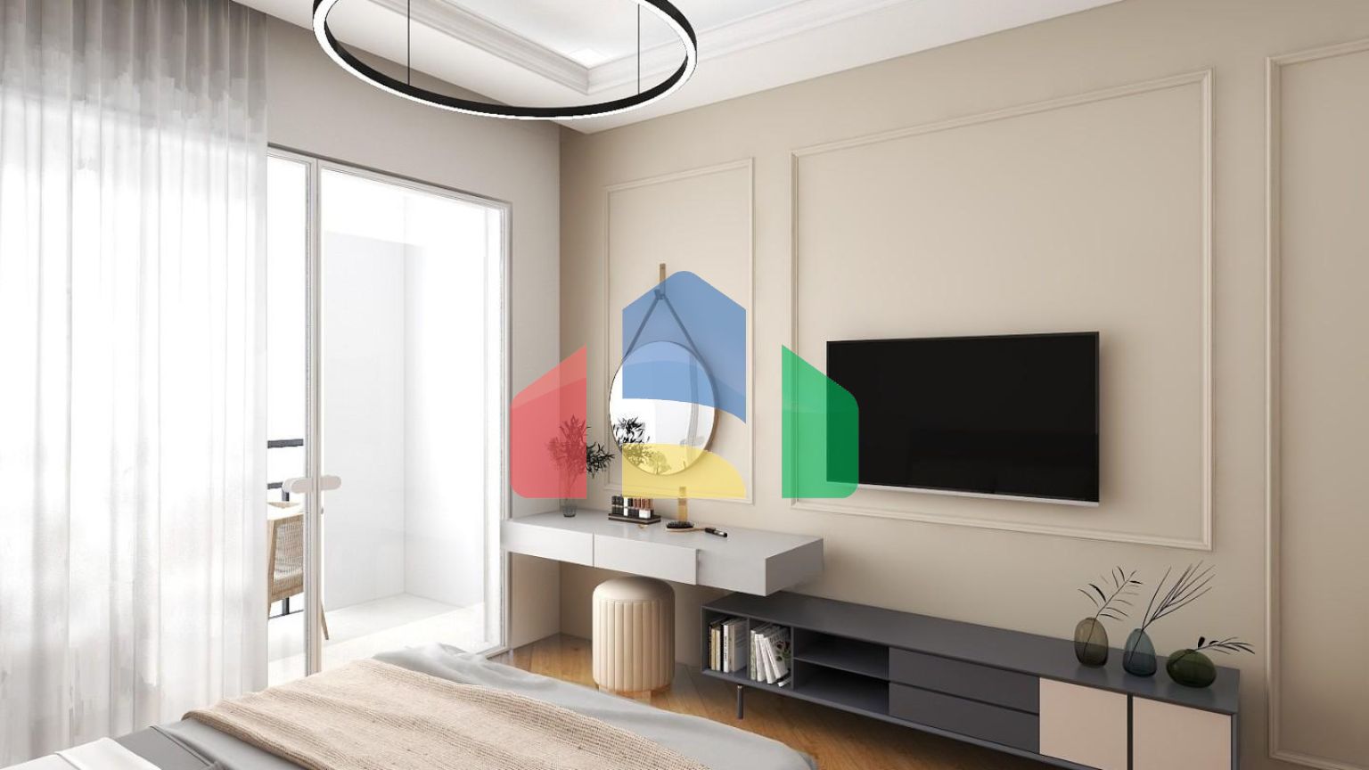 Двухкомнатная квартира с видом на море на Барской ривьере