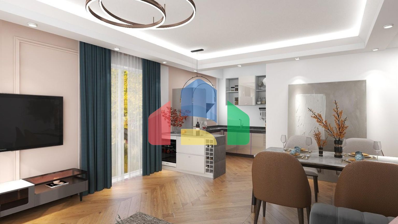 Двухкомнатная квартира с видом на море на Барской ривьере