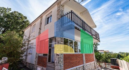 House with a terrace and sea view in Bar