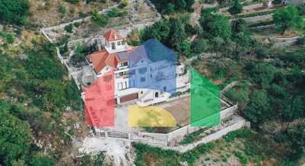 Новая уникальная вилла над Святым Стефаном