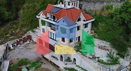 Новая уникальная вилла над Святым Стефаном