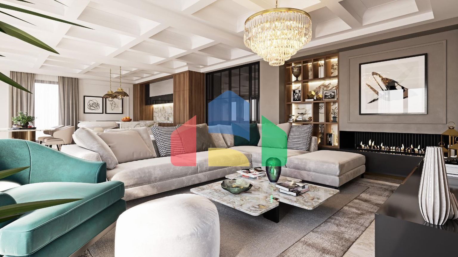 Роскошная современная вилла расположена в элитном поселке с видом на Свети Стефан и Будву.