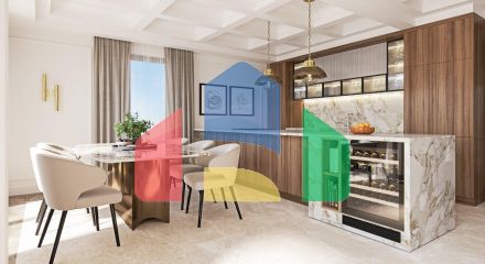 Роскошная современная вилла расположена в элитном поселке с видом на Свети Стефан и Будву.