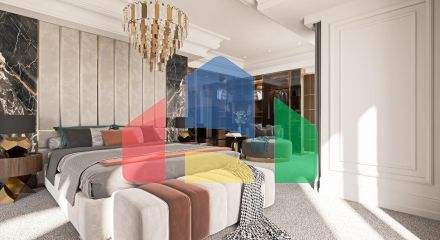 Роскошная современная вилла расположена в элитном поселке с видом на Свети Стефан и Будву.