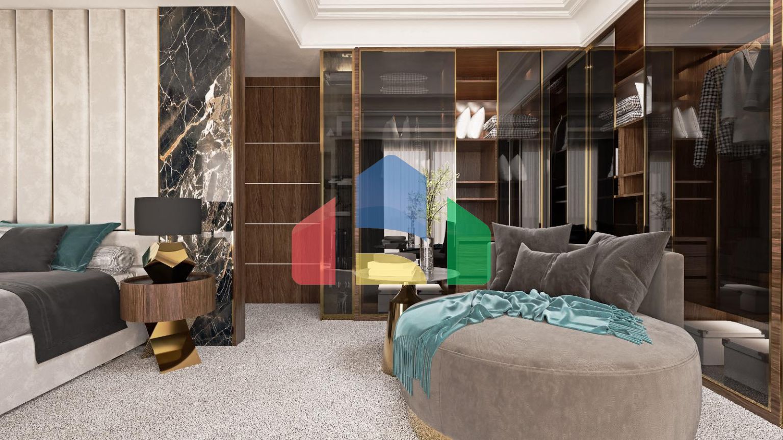 Роскошная современная вилла расположена в элитном поселке с видом на Свети Стефан и Будву.