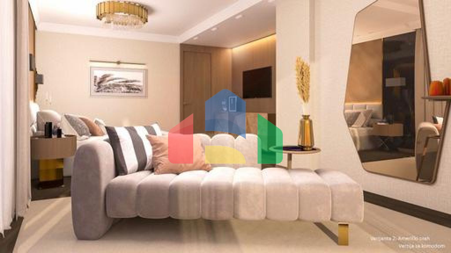 Роскошная современная вилла расположена в элитном поселке с видом на Свети Стефан и Будву.