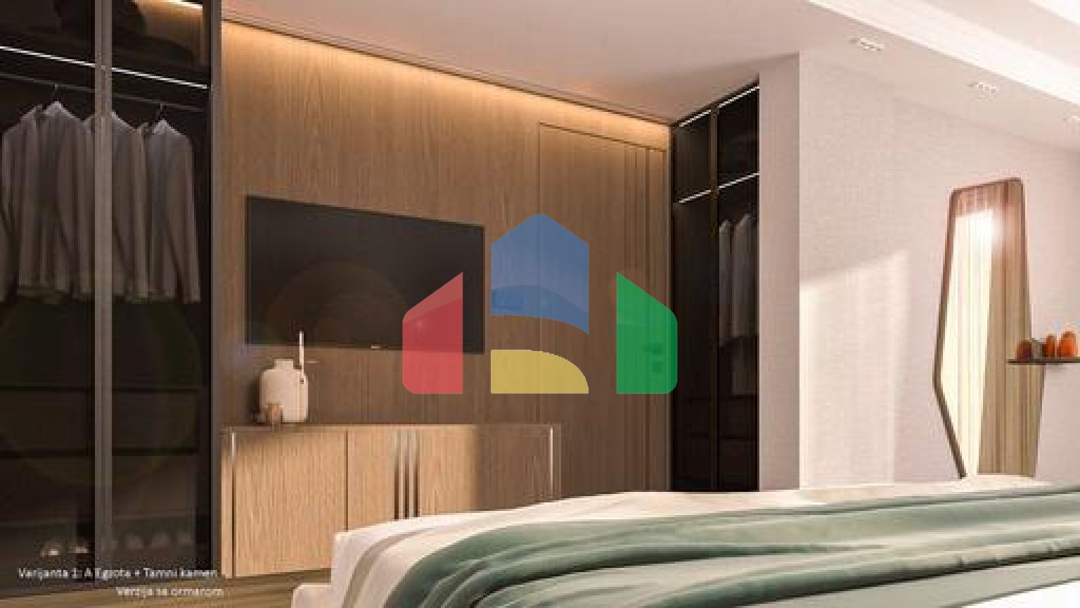 Роскошная современная вилла расположена в элитном поселке с видом на Свети Стефан и Будву.