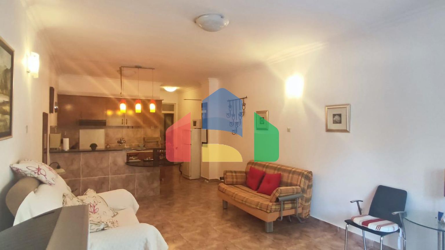 Квартира с 1 спальней на Святом Стефане (Црвена Главица)