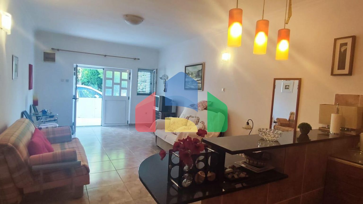 Квартира с 1 спальней на Святом Стефане (Црвена Главица)