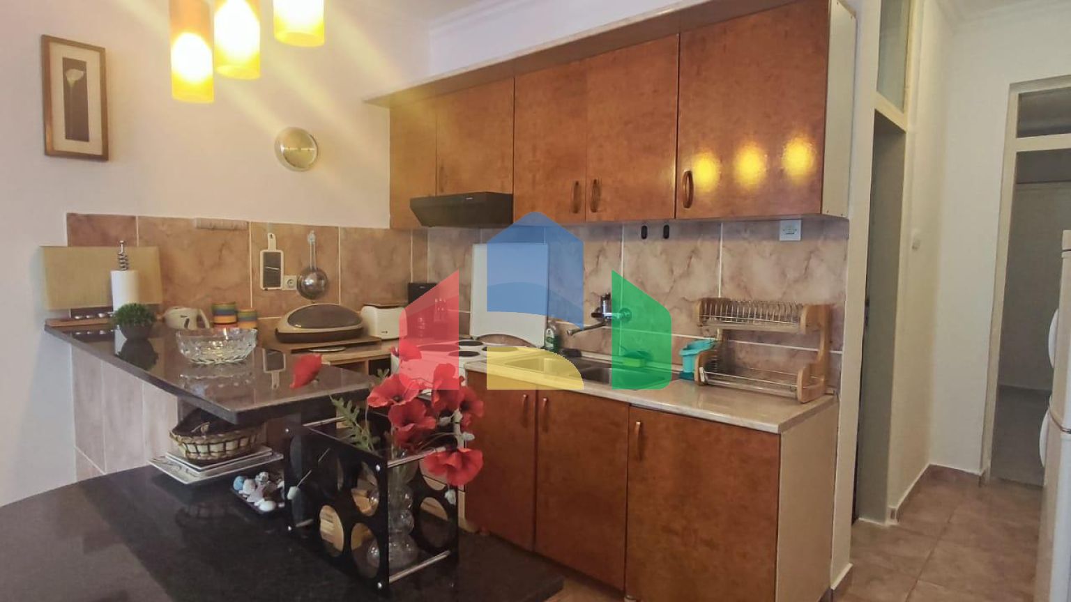 Квартира с 1 спальней на Святом Стефане (Црвена Главица)