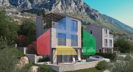 Новые виллы с бассейном в Будванской ривьере Новые виллы с бассейном в Будванской ривьере