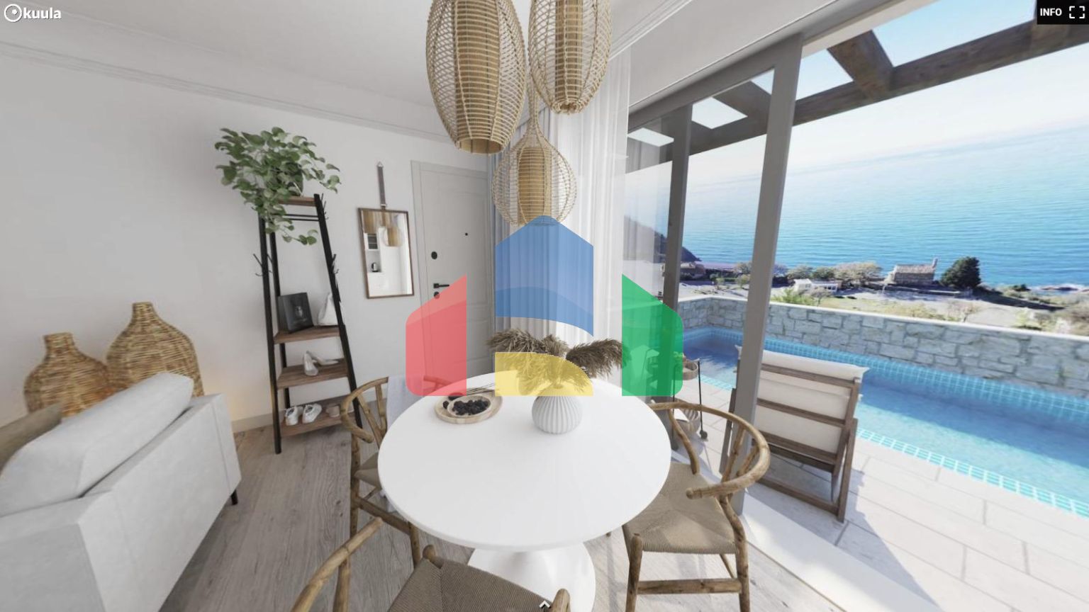 Новые виллы с бассейном в Будванской ривьере