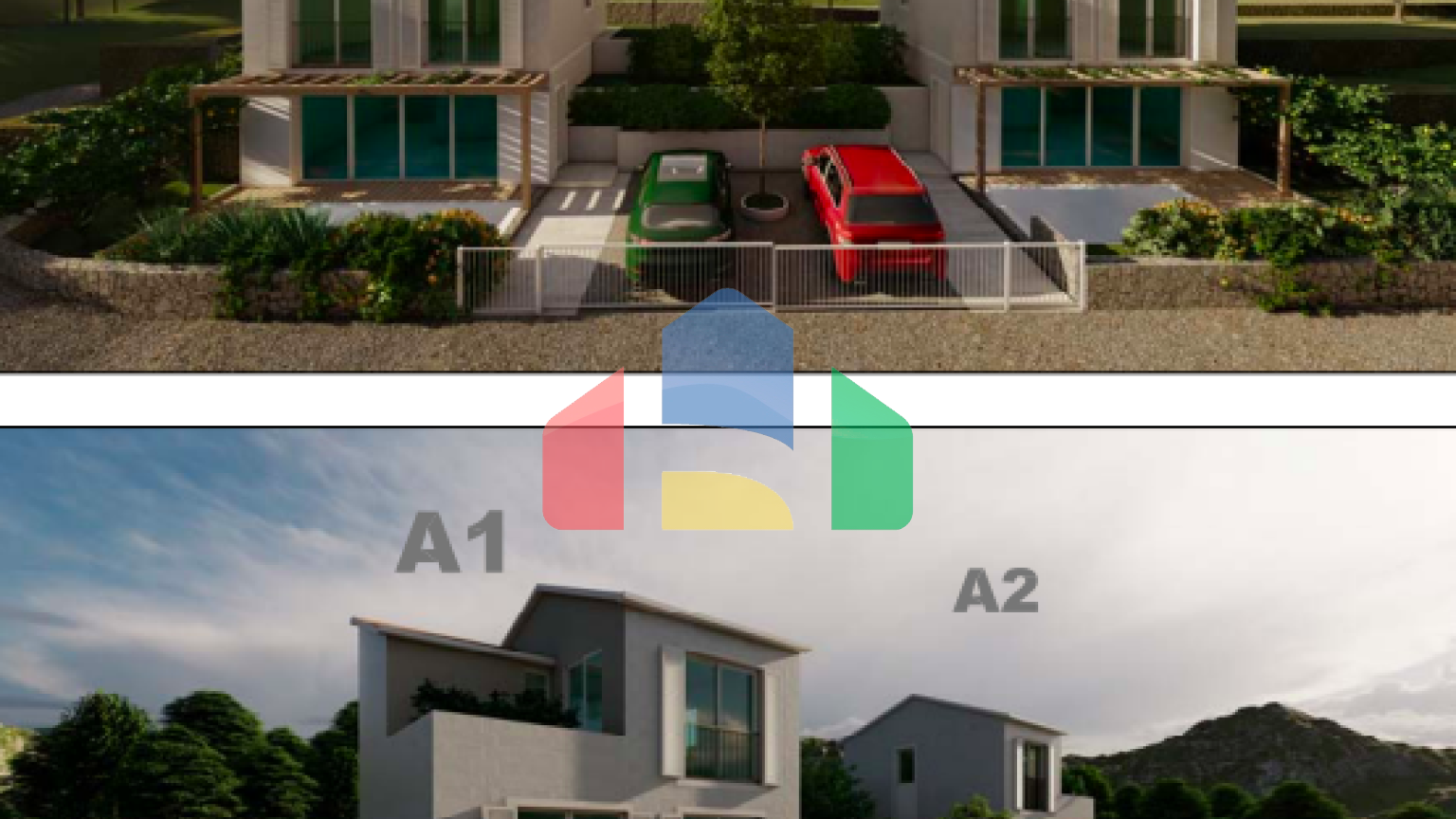 Новые виллы с бассейном в Будванской ривьере