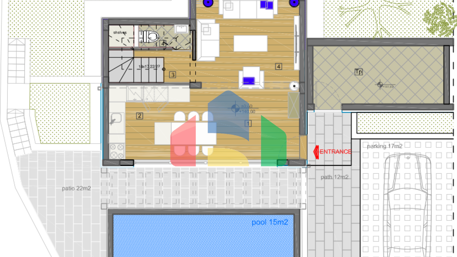 Новые виллы с бассейном в Будванской ривьере