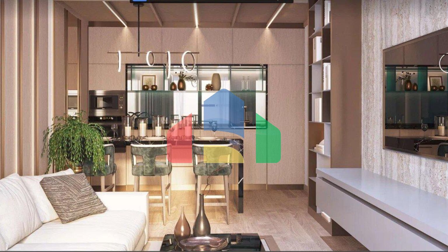 Квартира с 2 спальнями в комплексе Премиум класса  и СПА в Тивате