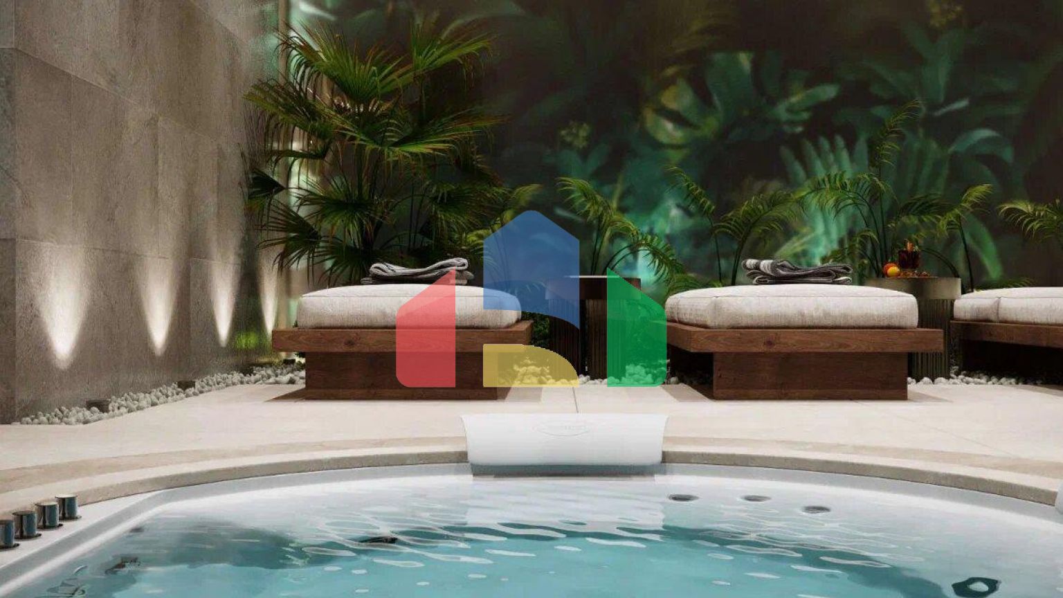 Квартира с 2 спальнями в комплексе Премиум класса  и СПА в Тивате