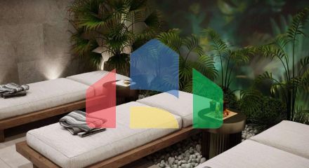 Квартира с 2 спальнями в комплексе Премиум класса  и СПА в Тивате