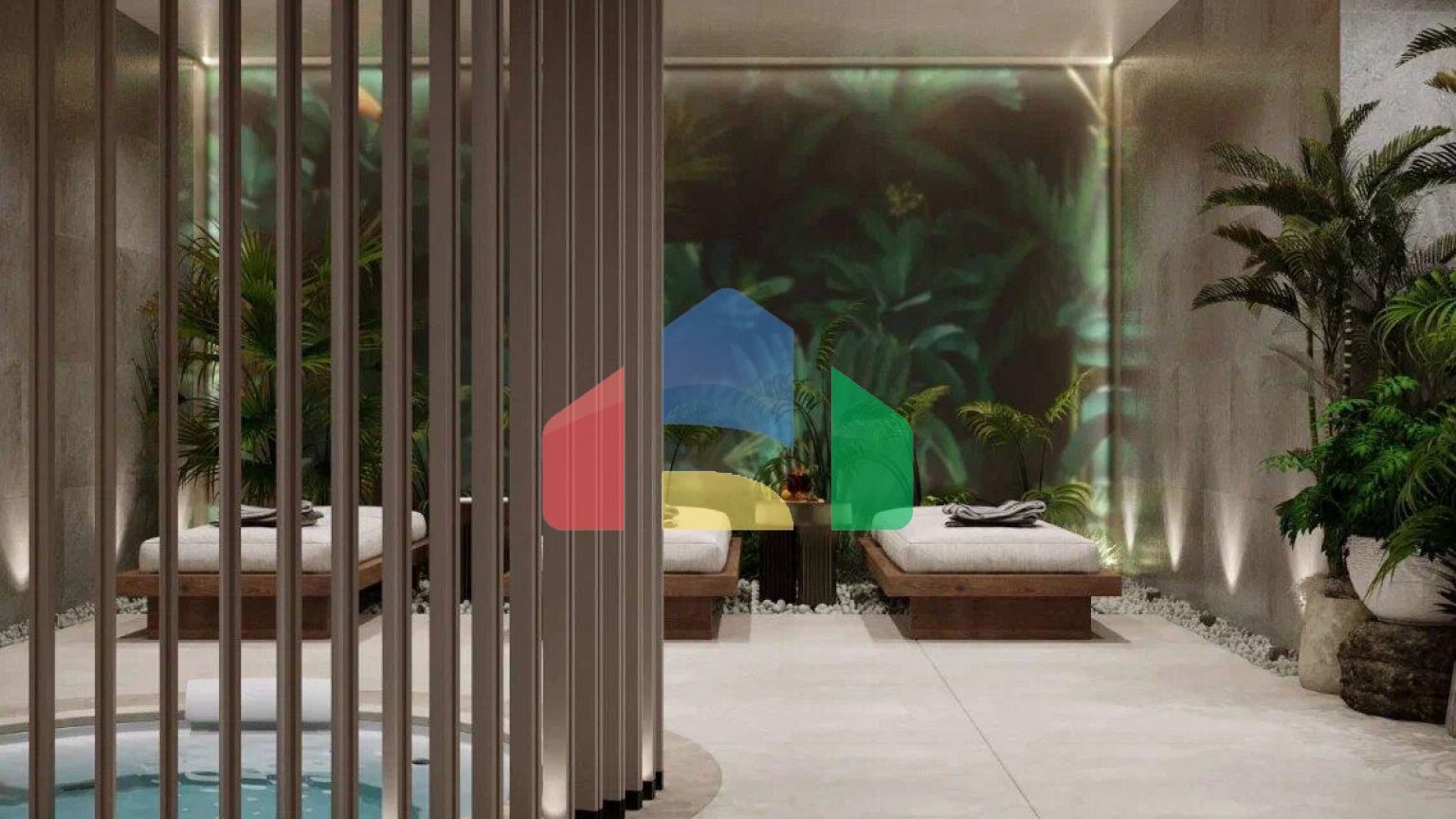 Квартира с 2 спальнями в комплексе Премиум класса  и СПА в Тивате