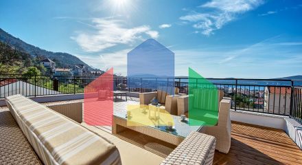 Новая вилла в Мажине, Тиват