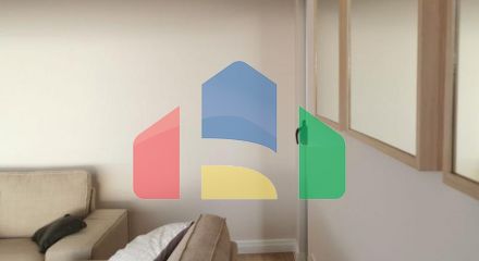 Luxurious apartment in a residential complex with a private area