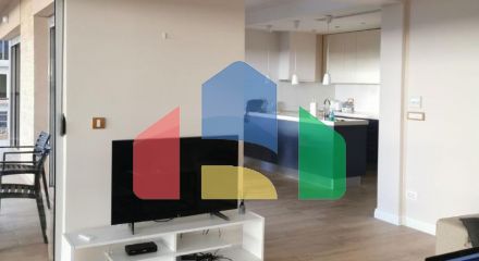 Luxurious apartment in a residential complex with a private area