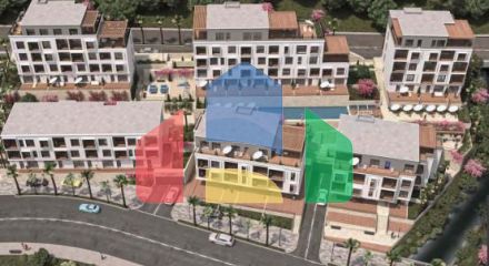 Студия от застройщика в 600 метрах от люксового курорта Porto Montenegro