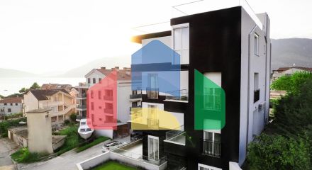 Квартира с одной спальней и паркинг-местом в клубном доме в Тивате