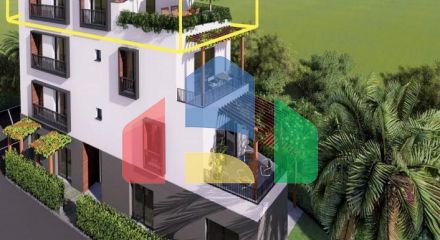 Квартира с одной спальней и паркинг-местом,  Тиват