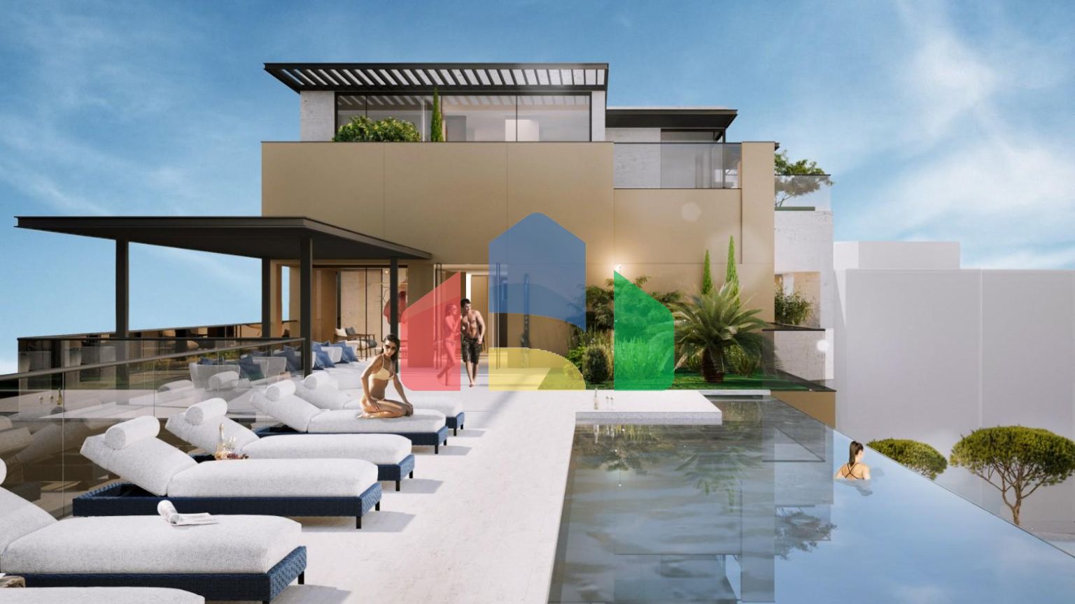 Новый элитный жилой комплекс в Порто-Монтенегро в Тивате.