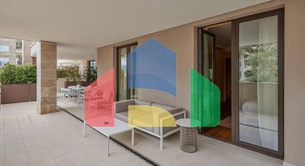 Квартира с 3 спальнями в Porto Montenegro