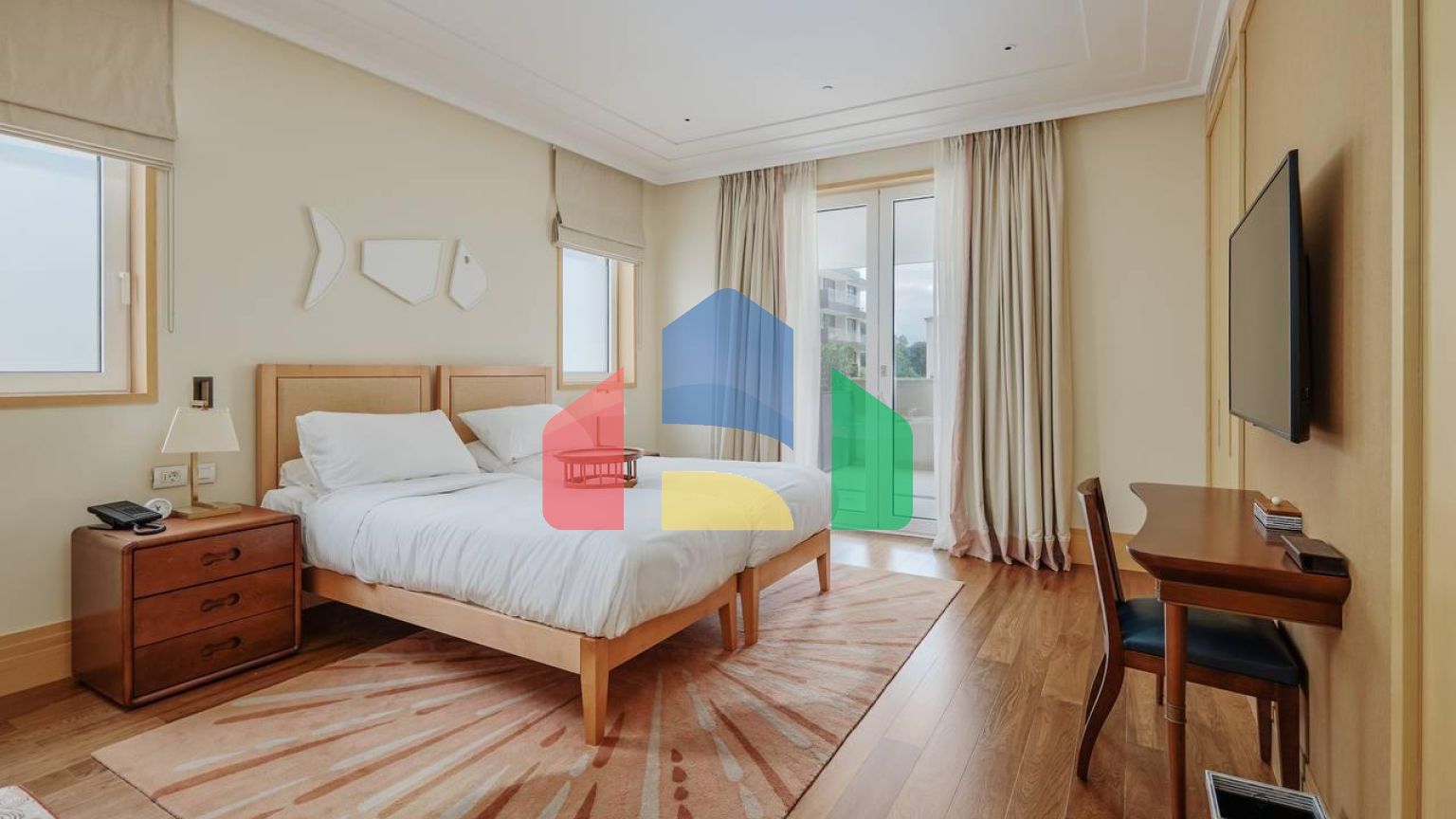 Квартира с 3 спальнями в Porto Montenegro