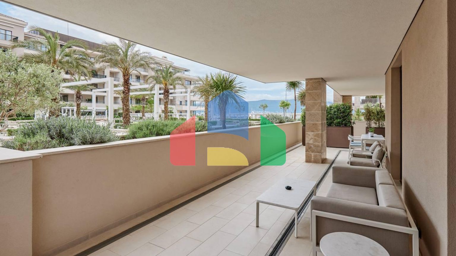 Квартира с 3 спальнями в Porto Montenegro