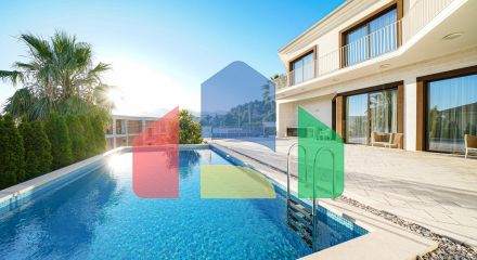 Роскошная меблированная вилла в тихом районе Тивата