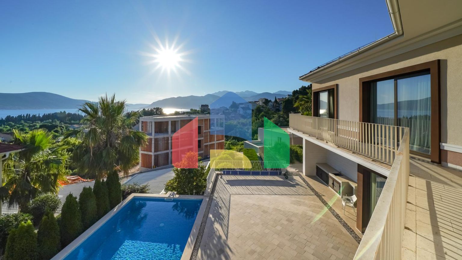 Роскошная меблированная вилла в тихом районе Тивата