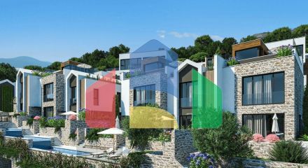 TOWNHOUSE I-2 — Готовый меблированный дом с бассейном Тиват, Donja Lastva