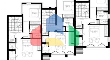 TOWNHOUSE I-2 — Готовый меблированный дом с бассейном Тиват, Donja Lastva