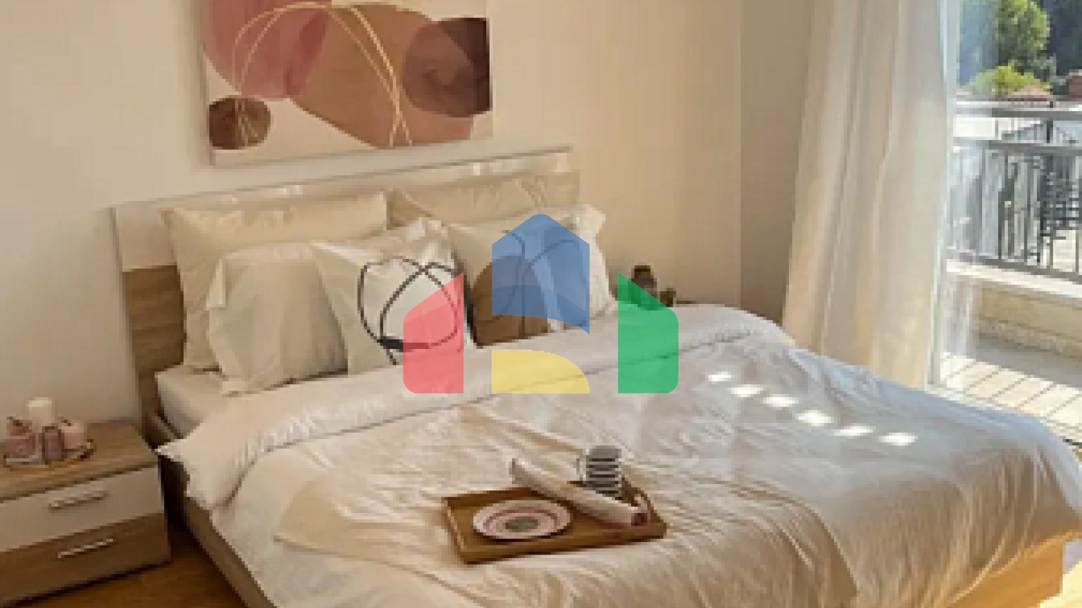 Пентхаус с большой террасой и парковкой в Тиват — 99 м², 3 спальни