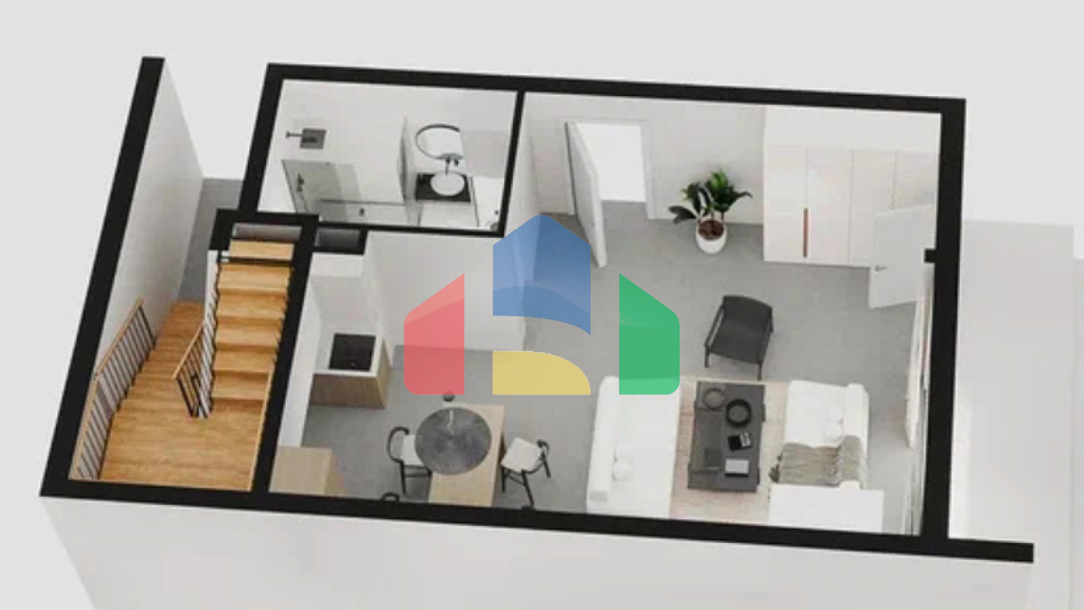 Просторная студия с террасой 26 м² и видом на море в премиум-комплексе, Тиват, Черногория.