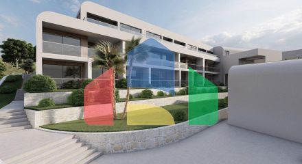 Новая квартира с балконом и видом на море в Тивате 68,19 м² район, Boniči II