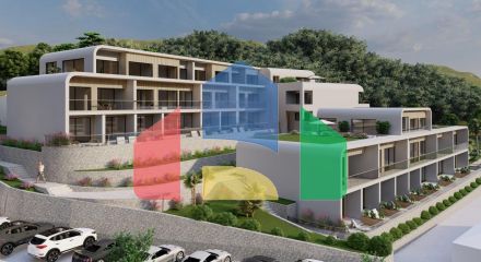 Новая квартира с балконом и видом на море в Тивате 68,19 м² район, Boniči II