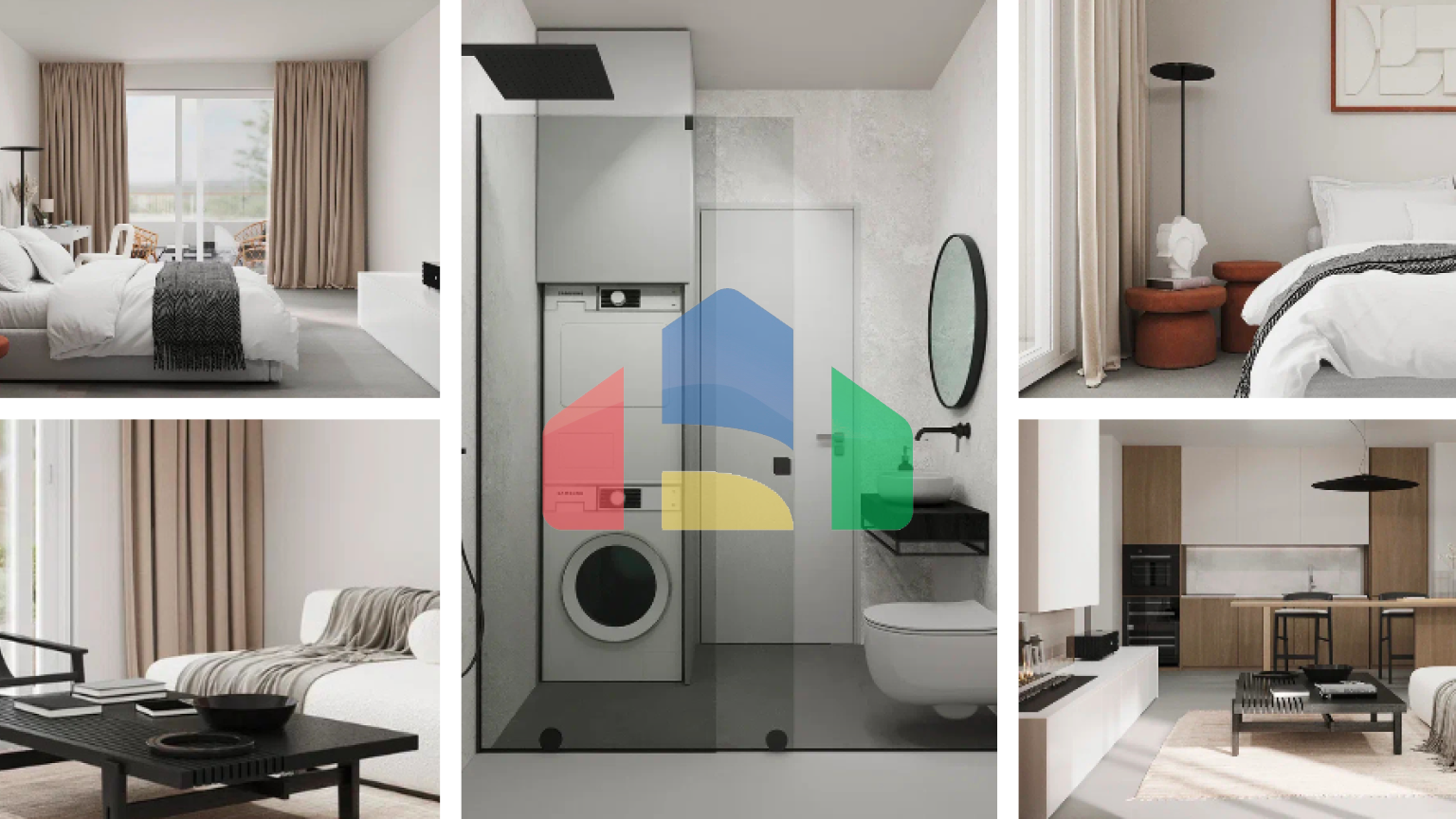 Просторная квартира с двумя спальнями, террасой и видом на море в Черногории, Тиват