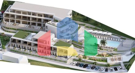 Квартира с видом на море от застройщика в Тивате.